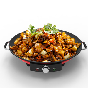 Poêle à frire électrique réglable et à température, Pot <span class=keywords><strong>de</strong></span> chauffage électrique, livraison rapide, vente en gros, v - Product Image 4