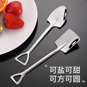 Town Head Stainless Steel Shovel Spoon Pointed Square Head Watermelon Dessert Ice Cream Tool - Product Image 2