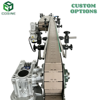 Convoyeur à chaîne plate personnalisable COSINE pour système de production de machines de remplissage avec garantie d'un an