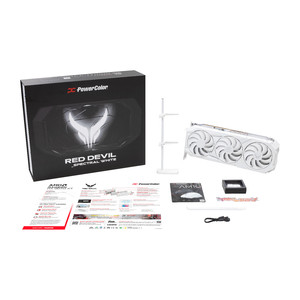 การ์ดจอแยก POWER COLOR RX9070XT Red Magic White Special Edition 16GB สำหรับอีสปอร์ต ประสิทธิภาพสูง รุ่น RX9070 - Product Image 4