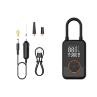 Gonfleur de pneu numérique à double écran Pompe à air pour compresseur d'air électrique portable sans fil pour voiture, moto, vélo et bicyclette