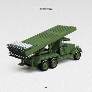 Bloques de Construcción Quanguan 300008 Serie Soviética BM-13 <span class=keywords><strong>Katyusha</strong></span> - Modelo de Construcción de Juguete Militar Ensamblado para Niños - Product Image 4