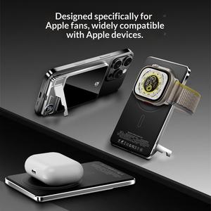 Caricabatterie Wireless Magnetico Ultra-<span class=keywords><strong>Sottile</strong></span> con Ricarica Rapida, Supporto Nascosto, Cordino in Lega, Batteria Esterna da 20W per Cellulare - Product Image 2