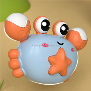 Nouveau crabe Friction jouet créatif éducation précoce éclairage intéressant presse et aller voiture jouets ramper crabe enfants bébé jouet pour cadeau - Product Image 4