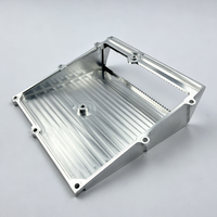 Boîtier de module fibre optique OEM usiné CNC 5 axes en aluminium 6061-T6 et acier inoxydable, blindage EMI 0,01 mm, joint dentelé, pour télécommunications