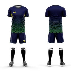 Uniforme de Fútbol Personalizado de Alta Calidad, Conjunto de Camiseta de Fútbol Sublimada con Nombre Personalizado, Incluye Pantalones Cortos y Camiseta - Product Image 2