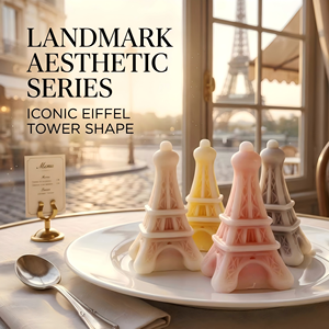 <span class=keywords><strong>Confiture</strong></span> acidulée et moelleuse en bouteille de cire, en forme de Tour Eiffel, contient du sirop de fruits liquide et peut être personnalisée. - Product Image 2