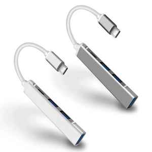 USB C <span class=keywords><strong>Hub</strong></span> 3,0 y <span class=keywords><strong>2</strong></span>,0 4 puertos 3,1 Multi para Lenovo para <span class=keywords><strong>Xiaomi</strong></span> Macbook Pro Air OTG Características Material de aleación de aluminio Producto en stock - Product Image 3