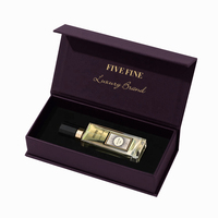 Boîte cadeau de luxe en carton pour soins de la peau et parfums, rouge et verte, rectangulaire, avec fermeture magnétique, pour huiles essentielles, avec logo estampé or