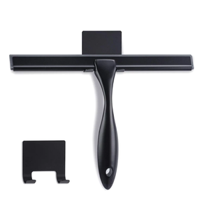 Paslanmaz çelik cam su duş silecek araba kazıyıcı yıkayıcı pencere camı temizlik ve silme için plastik saplı - Product Image 1