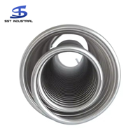 Bobine en acier inoxydable 202 439 sur mesure, 0,26 mm, largeur 510 mm, tube de 0,44 mm à 0,6 mm, échangeur de chaleur, bobine de tube en acier inoxydable 3/4