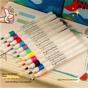 Student Art Markers Set Farben Cross-Border Hard Tip Acryl Sketch Marker Kunststoff material für Zeichnung und Graffiti - Product Image 3