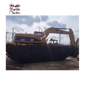 Excavadora Anfibia Usada Caterpillar 320C con Tren de Rodaje de Pontones Flotantes, Buggy para Pantanos de 20 Toneladas para Dragado - Product Image 6