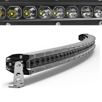 Barre lumineuse LED Lompard Super Slim 38 44 50 pouces, courbée, simple rangée, pour 26060-4GA0A