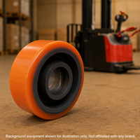 Roue de support MDI PU 140x55-52 pour transpalette électrique Hangcha CDD12/16 |   OEM Heavy Duty |   Stock disponible DDP/DAP