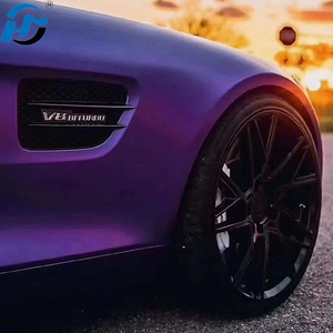 Vente en gros PET TPU Cast HD Satin Céramique Violet Emballage de voiture <span class=keywords><strong>Vinyle</strong></span> Un rouleau complet 1. 52X1.8 M/5X60FT Usine Directe Autocollants de voiture - Product Image 2