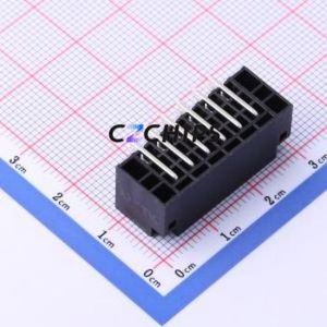 KF2EDGSRMG-3.5-2*6P Plug-in Terminal Block Bent Lead Through Hole,P=3.5mm Board-to-Board / Socket Closed Screw Fixing 2x6P 3.5mm - Product Image 2