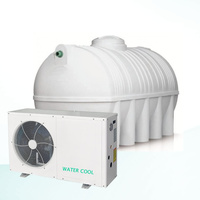 Refroidisseur de réservoir d'eau en titane pour villa / maison / piscine aquatique, 2 tonnes / 3 tonnes, Aqua Middle East Qatar, tube en cuivre