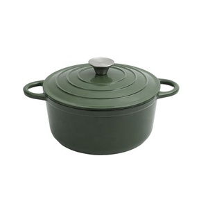 Bán Buôn Đồ dùng nhà bếp không dính chậu và chảo men nấu ăn đồ dùng gang <span class=keywords><strong>Cookware</strong></span> Set - Product Image 6