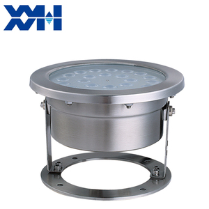 Projecteurs LED sous-marins pour bassin et <span class=keywords><strong>piscine</strong></span>, 24W RGBW, IP68, étanches, en acier inoxydable, blanc chaud, 12V, à intensité variable, avec télécommande - Product Image 4