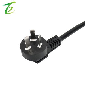 Çıplak kuyruk tel saf bakır güç kablosu ile üç çekirdekli GB fiş tel dirsek fiş siyah destek özelleştirme - Product Image 4