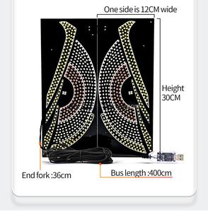 Đèn <span class=keywords><strong>LED</strong></span> mắt quỷ DC12V USB cho ô tô, đèn Angel Eyes động, đèn Demon cho xe tải, xe Jeep, SUV, đèn trang trí ô tô, khuyến mãi nóng - Product Image 6