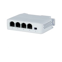 Commutateur réseau Gigabit IEEE802.3af/at 10/100/1000M avec 3 ports de répéteur PoE pour caméra IP 1 à 3 ports PoE Ethernet