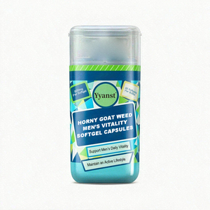 Gélules de 800 mg de Horny Goat Weed pour la vitalité et la résistance quotidienne des hommes, 90 unités, complément alimentaire naturel à base de plantes - Product Image 1