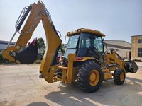 Fabrication officielle chinoise, meilleur tracteur compact d'occasion Jcb 3cx, mini-chargeur compact 4x4, excavatrice à roues, chargeuse-pelleteuse