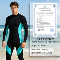 Combinaison de plongée intégrale en néoprène 3 mm avec logo personnalisé pour hommes, respirante, pour la natation, le surf, la plongée avec tuba, la plongée, combinaison de plongée pour adultes