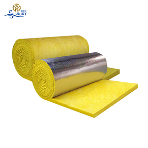 Couverture en <span class=keywords><strong>laine</strong></span> <span class=keywords><strong>de</strong></span> <span class=keywords><strong>verre</strong></span> en aluminium, haute densité 24-48 kg/m³, barrière contre la <span class=keywords><strong>vapeur</strong></span>, pour l'isolation des tuyaux, système CVC - Product Image 1