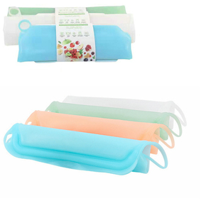 Oem Dishwasher Safe Reusable Silicone Zipper <b>Bags</b>,reusable Silicone Food Storage <b>Bags</b>,Silicone Food Storage <b>Bags</b> Bpa Free - Product Image 6