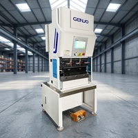 Presse plieuse CNC électrique mini légère à servomoteurs complets pour la fabrication de conduits de ventilation et de mini-armoires métalliques
