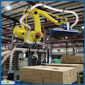 <span class=keywords><strong>Robot</strong></span> <span class=keywords><strong>industriel</strong></span> 4 axes FANUC M-410iC/500, charge utile 500 kg, bras 3143 mm, palettisation de sacs et de cartons avec ventouse pneumatique - Product Image 3