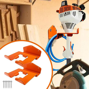 2 Pack resistente in metallo Utility gancio di stoccaggio a muro per scopa commerciale porta attrezzi <span class=keywords><strong>da</strong></span> giardino Organizer supporto a parete per Garage - Product Image 3