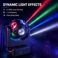 Luz estroboscópica LED RGBW de 12x20W con efecto de barra de matriz DMX512 de 4m de alcance para conciertos y festivales EDM