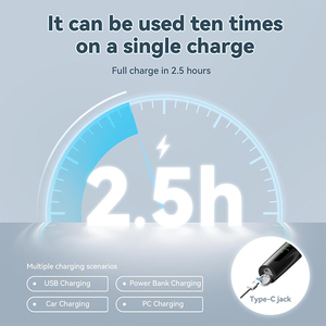 Kit per lucidare i denti elettrici 5 smacchiatori interdentali di ricambio per l'igiene orale multiuso per ridurre la macchina per pulire i denti - Product Image 4