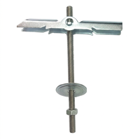 Ancres d'avion en fer de type barre plate M6/M8 galvanisées pour dalles de sol préfabriquées et plafonds en briques creuses