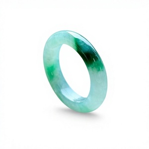 Bracelet en pierre précieuse bleue naturelle, poli et lisse, bijou élégant, cadeau, bracelet en cristal bleu rond, élégant et tendance - Product Image 1