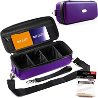 MIO Porte-cartes à jouer Hardshell EVA de haute qualité et étui de rangement avec bandoulière pour jeux d'échecs