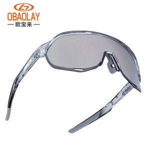 Lunettes de cyclisme OBAOLAY S200, monture intégrale, verres miroir, anti-UV, lunettes de sport multifonctionnelles pour usage extérieur - Product Image 2