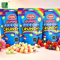 Caja de Caramelos Duros Liofilizados con Sabor a Frutas para Niños, Kosher, Halal, Personalizados al por Mayor, OEM, con Diseño de Dibujos Animados, Surtidos