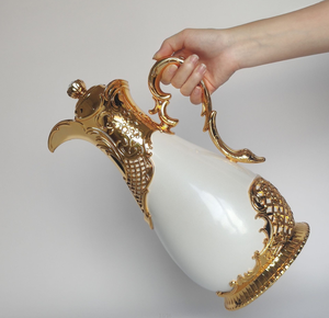 Thermos arabe pour eau chaude domestique, avec doublure en verre et isolation thermique, type bouilloire - Product Image 4