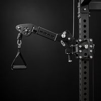 Support de câble réglable pour rack de musculation, accessoire d'entraînement fonctionnel pivotant multi-angles pour la maison et les salles de sport commerciales