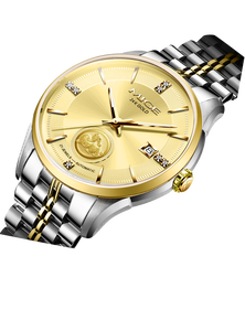Reloj de Hombre Personalizado de Lujo, de Acero Inoxidable, con Movimiento Mecánico Automático Miyota, Resistente al Agua, Cronógrafo, Esfera con Agujas, Correa de 20 mm - Product Image 3