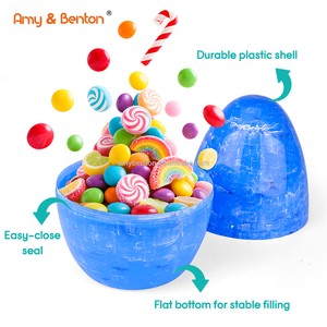 Bán buôn OEM đá cẩm thạch phục sinh vỏ trứng tùy chỉnh kích cỡ Màu sắc Nhựa trứng trang trí - Product Image 3