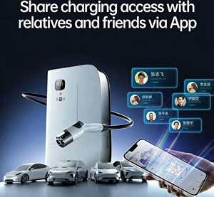 Cargador de Pared para Vehículos Eléctricos de 22KW de Bajo Consumo con Control y Programación por Aplicación para Autos Chinos - Product Image 2