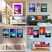 Kits de peinture au diamant pour adultes, kit d'art au diamant 5D, peinture par numéros, peinture au diamant DIY, peintures d'art pour la décoration murale de la maison, cadeau