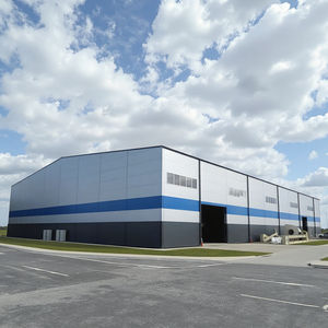 مبنى خفيف الوزن بهيكل فولاذي، ورشة عمل صناعية مسبقة الصنع مقاومة للزلازل ومجموعات مستودعات معدنية مسبقة الصنع - Product Image 3