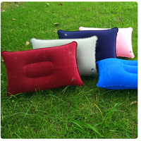Extérieur Randonnée Plage Voiture Avion Ultra-Léger Camping Sommeil Coussin Air Oreillers Voyage Bureau Maison Nylon Oreiller Carré